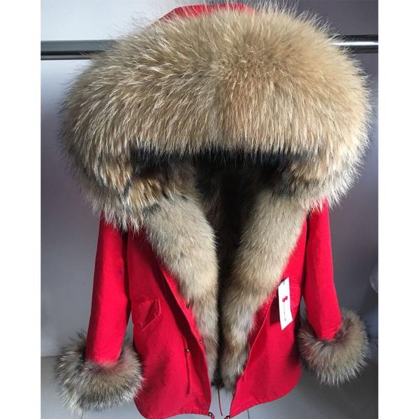 maomaokong real шуба зимняя куртка женщины длинные parka натуральный енот меховой воротник капюшон толстая теплая real liner ветровки, Black
maomaokong real шуба зимняя куртка женщины длинные parka натуральный енот меховой воротник капюшон толстая теплая real liner ветровки, Black