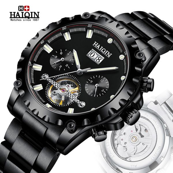 haiqin mechanical automatic watch men 2020 calendar waterproof wrist watches watches for men relogio, Slivery;brown
haiqin mechanical automatic watch men 2020 calendar waterproof wrist watches watches for men relogio, Slivery;brown