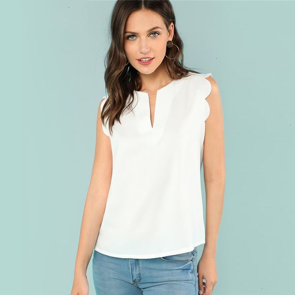 женские топы блузки женщины без рукавов v шеи scallop casual summer regular fit элегантный блуза beige solid рубашка для женщин уравновешива, White
женские топы блузки женщины без рукавов v шеи scallop casual summer regular fit элегантный блуза beige solid рубашка для женщин уравновешива, White