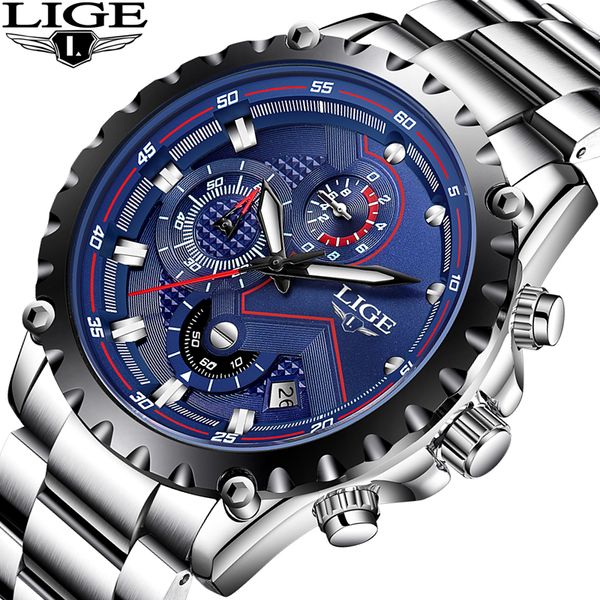 lige brand men's fashion watches men sport waterproof quartz watch man full steel clock wrist watches relogio masculino, Slivery;brown
lige brand men's fashion watches men sport waterproof quartz watch man full steel clock wrist watches relogio masculino, Slivery;brown