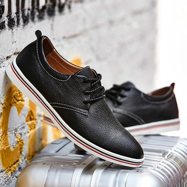 men black shoes men trainers genuine leather shoes outdoor plus size 47 lace up luxury sneakers male a4
men black shoes men trainers genuine leather shoes outdoor plus size 47 lace up luxury sneakers male a4