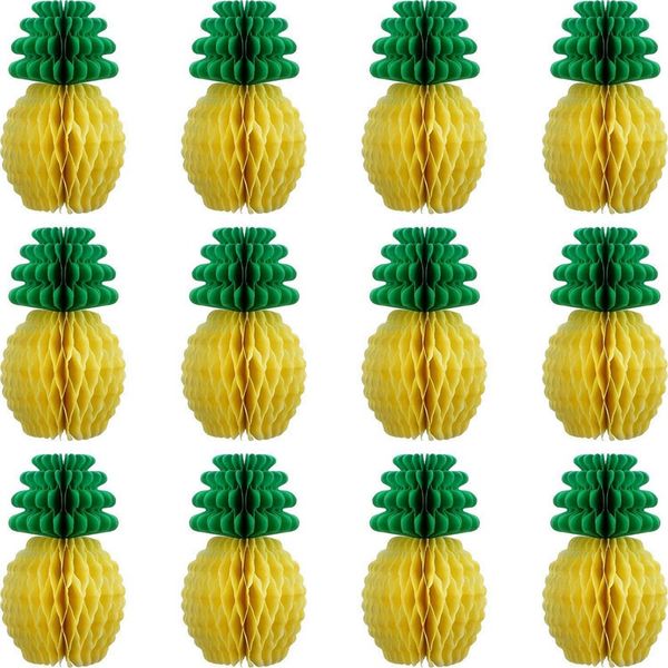 20 pack pineapple honeycomb centerpieces tissue paper pineapple 8 inch party supplies table hanging decoration hawaiian luau
20 pack pineapple honeycomb centerpieces tissue paper pineapple 8 inch party supplies table hanging decoration hawaiian luau