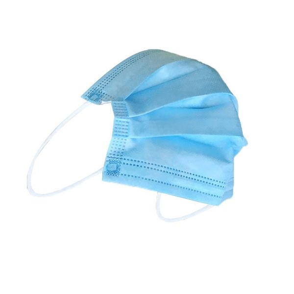 selling 50pcs disposable face masks 3-layer dustproof mouth anti pm2.5 safety masks men and women disposable face masks a005
