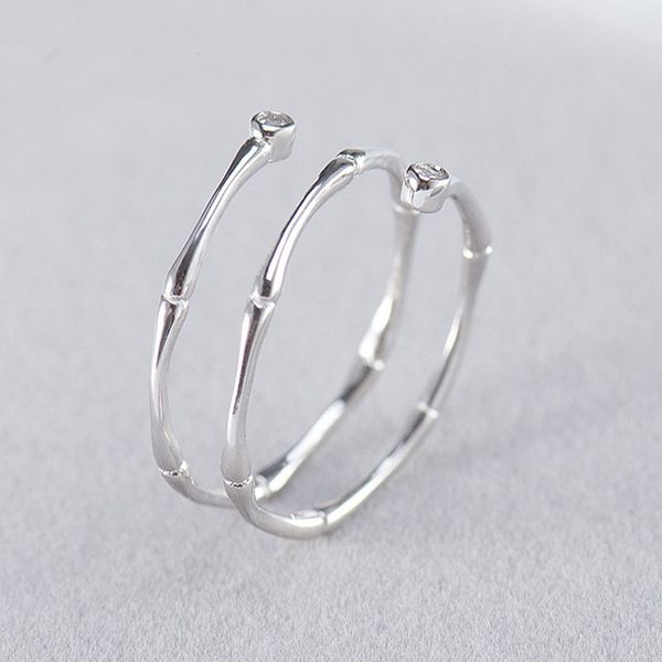 100% real 925 sterling silver rings for women bamboo texture double spiral rzircon opening ring korean fine jewelry gifts ymr462
100% real 925 sterling silver rings for women bamboo texture double spiral rzircon opening ring korean fine jewelry gifts ymr462