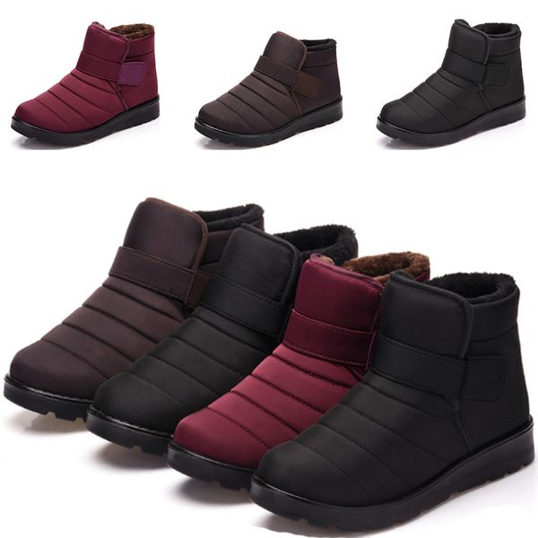2019 whole sale men and women winter snow boots brown keep warm waterproof breathable trainers cotton shoes size 35-46, Black
2019 whole sale men and women winter snow boots brown keep warm waterproof breathable trainers cotton shoes size 35-46, Black