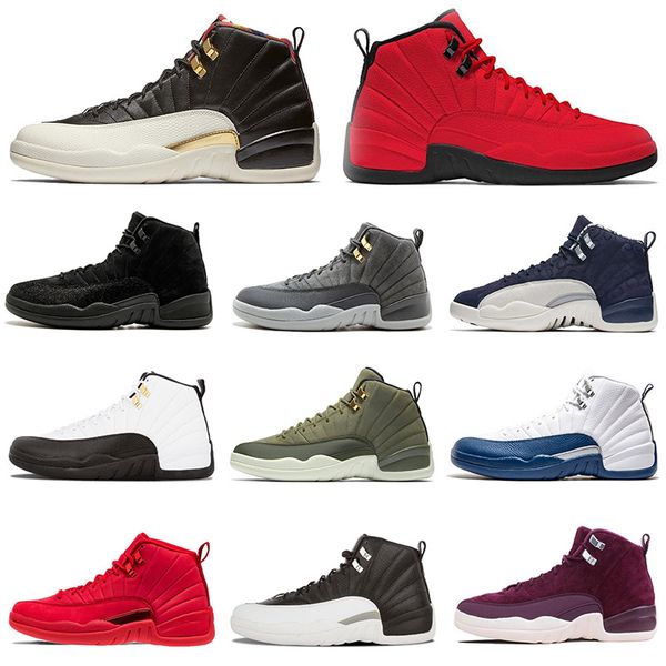 12s bordeaux mens basketball shoes xii chicago playoffs bulls french blue the master gym red 12 dark grey designer trainers sports sneakers, White;red
12s bordeaux mens basketball shoes xii chicago playoffs bulls french blue the master gym red 12 dark grey designer trainers sports sneakers, White;red