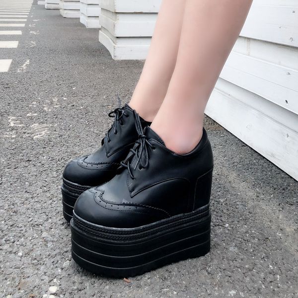 girl 14 cm height increasing booties ladies high platform ankle boots women 2019 fashion high wedges shoes woman, Black
girl 14 cm height increasing booties ladies high platform ankle boots women 2019 fashion high wedges shoes woman, Black
