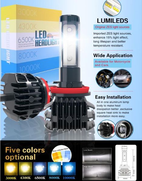 super bright 9000lm diy 3000k 4300k 6500k 8000k 10000k auto led h4 h7 h8 h11 9005 hb3 9006 hb4 car headlight foglights
super bright 9000lm diy 3000k 4300k 6500k 8000k 10000k auto led h4 h7 h8 h11 9005 hb3 9006 hb4 car headlight foglights
