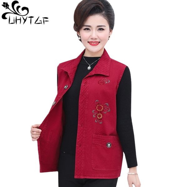 uhytgf vests for women fashion embroidery spring autumn vest female sleeveless thin plus size vest waistcoat colete feminino 592, Black;white
uhytgf vests for women fashion embroidery spring autumn vest female sleeveless thin plus size vest waistcoat colete feminino 592, Black;white