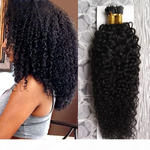 mongolian kinky curly hair 100pc fusion hair i tip stick tip keratin machine made remy pre bonded human hair extension 16" 20" 24, Black
mongolian kinky curly hair 100pc fusion hair i tip stick tip keratin machine made remy pre bonded human hair extension 16" 20" 24, Black