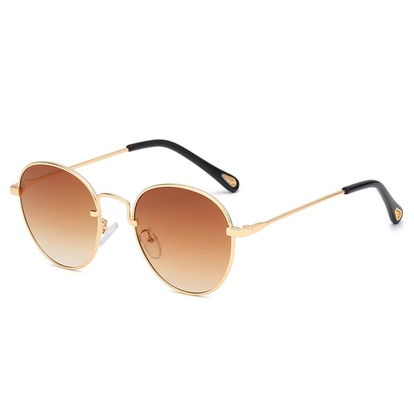 women's men's brand designer sunglasses men and women fashion round gold frame glasses uv lens hd sunglasses equipped case, White;black
women's men's brand designer sunglasses men and women fashion round gold frame glasses uv lens hd sunglasses equipped case, White;black