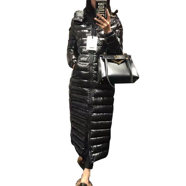 2018 new plus size autumn winter womens down jacket lengthen hooded thick warm white duck down jacket coat parkas female pj337, Black
2018 new plus size autumn winter womens down jacket lengthen hooded thick warm white duck down jacket coat parkas female pj337, Black