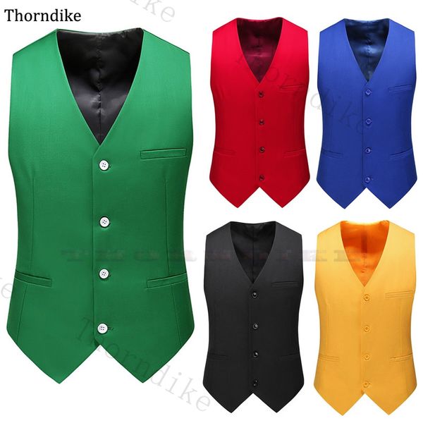 thorndike 15 colors men's suit vest solid slim fit wedding waistcoat for men sleeveless blazer business casual suit vests 2020, Black;white
thorndike 15 colors men's suit vest solid slim fit wedding waistcoat for men sleeveless blazer business casual suit vests 2020, Black;white