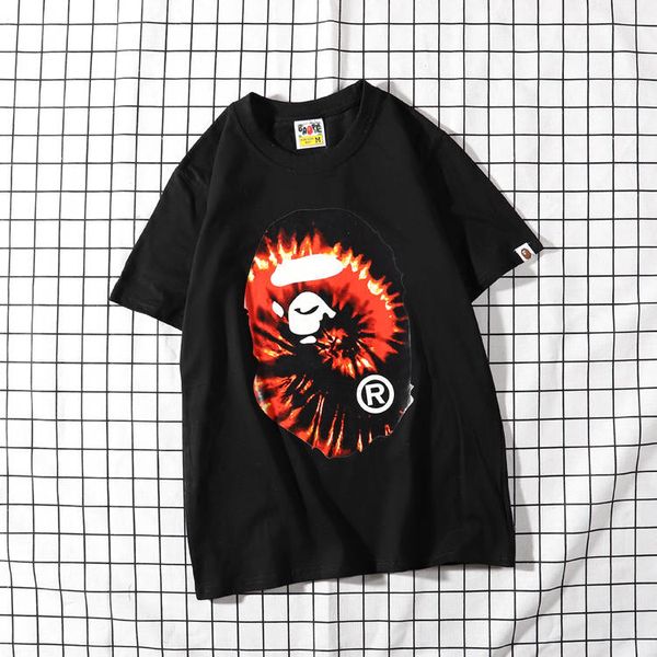 tide brand short sleeved mens designer t-shirt luxury fashion slim t-shirt ape man printed t shirt cotton sports t-shirt, White;black
tide brand short sleeved mens designer t-shirt luxury fashion slim t-shirt ape man printed t shirt cotton sports t-shirt, White;black