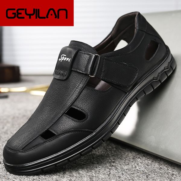 genuine leather men shoes 2020 summer men sandals black leather man shoes beach sandals ka1124
genuine leather men shoes 2020 summer men sandals black leather man shoes beach sandals ka1124