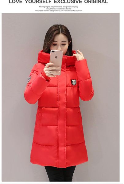 explosion models 2019 winter new women's cotton coat two standard cotton clothes in the long down jacket women, Black
explosion models 2019 winter new women's cotton coat two standard cotton clothes in the long down jacket women, Black