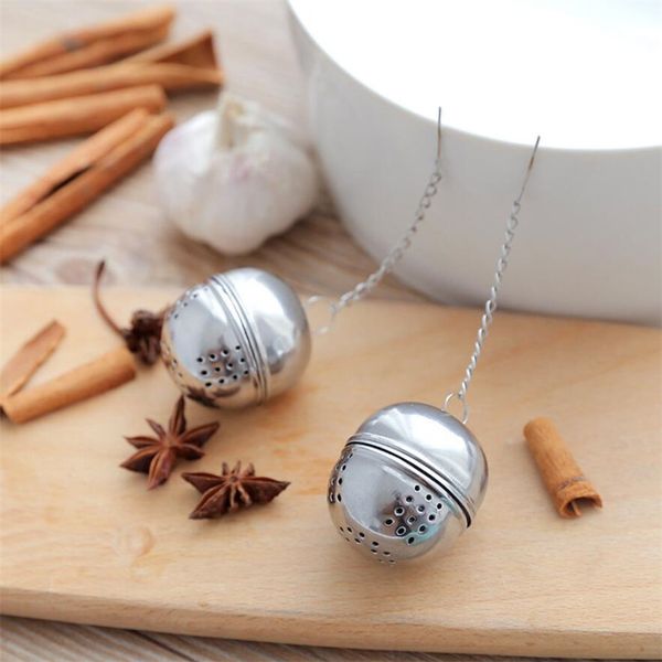 new essential stainless steel ball tea infuser mesh filter strainer w/hook loose tea leaf spice home kitchen accessories
new essential stainless steel ball tea infuser mesh filter strainer w/hook loose tea leaf spice home kitchen accessories