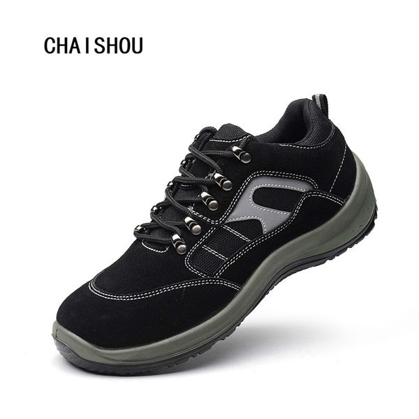 plus big size 35-46 genuine leather steel toe head anti-slip anti-smashing puncture construction safety work boots cs-40, Black
plus big size 35-46 genuine leather steel toe head anti-slip anti-smashing puncture construction safety work boots cs-40, Black