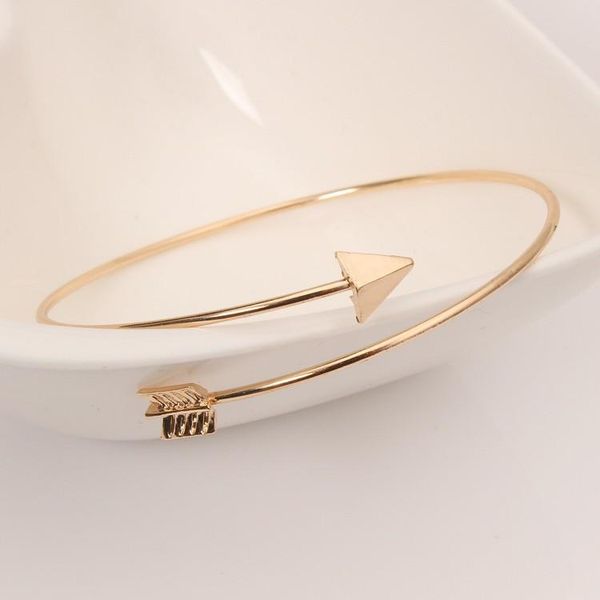 66mm women girls alloy cuff bangles gold alloy arrow opening bracelet female wholesale ing
66mm women girls alloy cuff bangles gold alloy arrow opening bracelet female wholesale ing