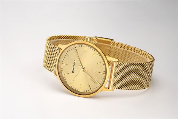 2022Relogio Masculino CRRJU Men Gold Watch Male Stainless Steel Quartz Golden Slim Wristwatches for Man Casual Watches Gift Clock, Blue
2022Relogio Masculino CRRJU Men Gold Watch Male Stainless Steel Quartz Golden Slim Wristwatches for Man Casual Watches Gift Clock, Blue