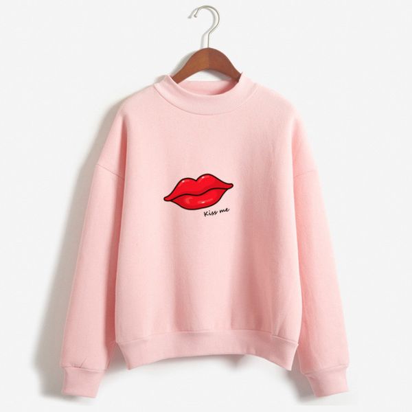 women red lips 2019 fashion white hoodies women pullovers cotton for winter coat outerwear streetwear casual clothing, Black
women red lips 2019 fashion white hoodies women pullovers cotton for winter coat outerwear streetwear casual clothing, Black