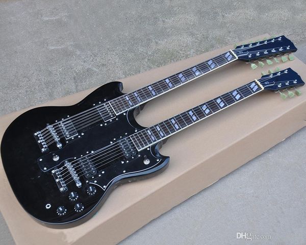 завод оптовых двойных шеек черные 12 + 6 струны электрогитары с humbuckers пикапов, палисандровой накладкой, предлагая индивидуальные услуги
завод оптовых двойных шеек черные 12 + 6 струны электрогитары с humbuckers пикапов, палисандровой накладкой, предлагая индивидуальные услуги
