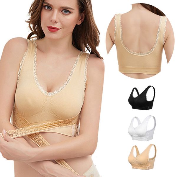 2xl 3xl cross front side buckle sports bras women plus size wireless yoga bra shockproof workout bra u back lace sport top, White;black
2xl 3xl cross front side buckle sports bras women plus size wireless yoga bra shockproof workout bra u back lace sport top, White;black