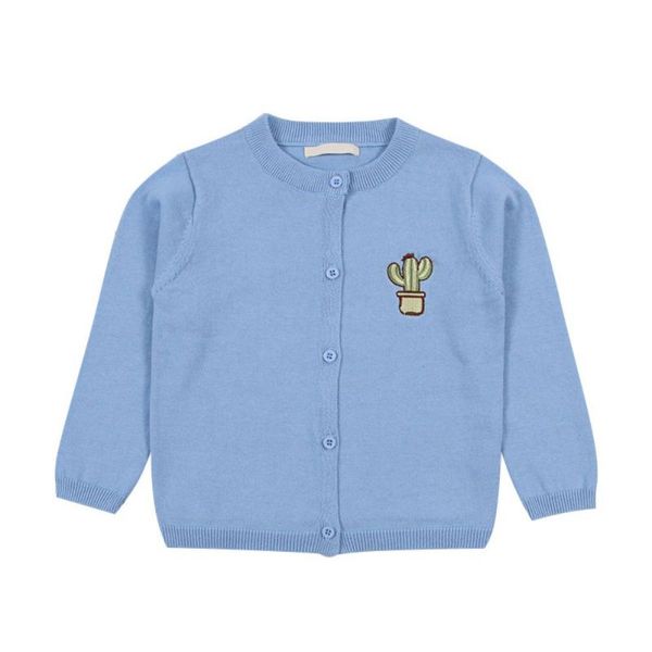 children kids sweater autumn baby girl boy embroidery cactus cardigan casual outerwear coat clothes #p, Blue
children kids sweater autumn baby girl boy embroidery cactus cardigan casual outerwear coat clothes #p, Blue