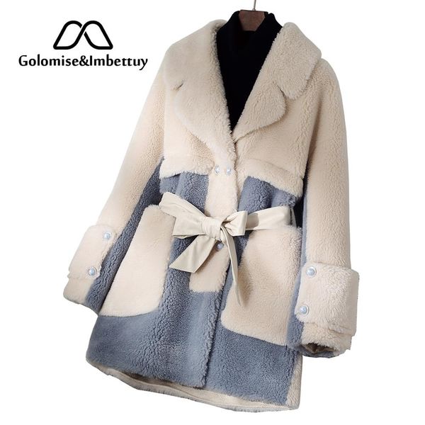 golomise&imbettuy women fashion winter real/genuine composite lamb/wool fur shearling jacket/coat with faux suede leather lining, Black
golomise&imbettuy women fashion winter real/genuine composite lamb/wool fur shearling jacket/coat with faux suede leather lining, Black