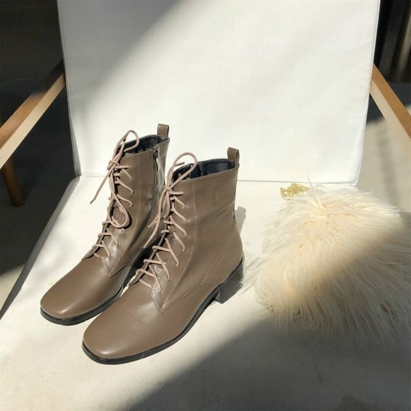 monmoira vintage square toe british style boots women lace up cross-tie ankle boots for women solid winter shoes 57, Black
monmoira vintage square toe british style boots women lace up cross-tie ankle boots for women solid winter shoes 57, Black