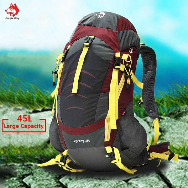 jungle king 2017 outdoor camping mountaineering bag shoulder waterproof sports backpack 45l hiking bag wholesale
jungle king 2017 outdoor camping mountaineering bag shoulder waterproof sports backpack 45l hiking bag wholesale