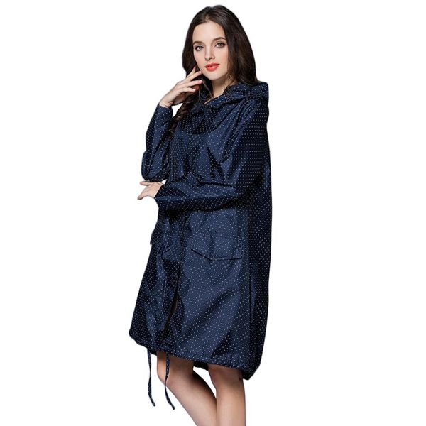 easy-fashion women's raincoat breathable ladies long raincoat portable waterproof raincoat blue with dot print
easy-fashion women's raincoat breathable ladies long raincoat portable waterproof raincoat blue with dot print