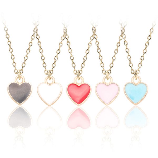 ve heart pendant necklaces 6pcs/lot gold tone plated oil drop diy jewelry enamel drop oil charms chain necklaces ornament, Silver
ve heart pendant necklaces 6pcs/lot gold tone plated oil drop diy jewelry enamel drop oil charms chain necklaces ornament, Silver
