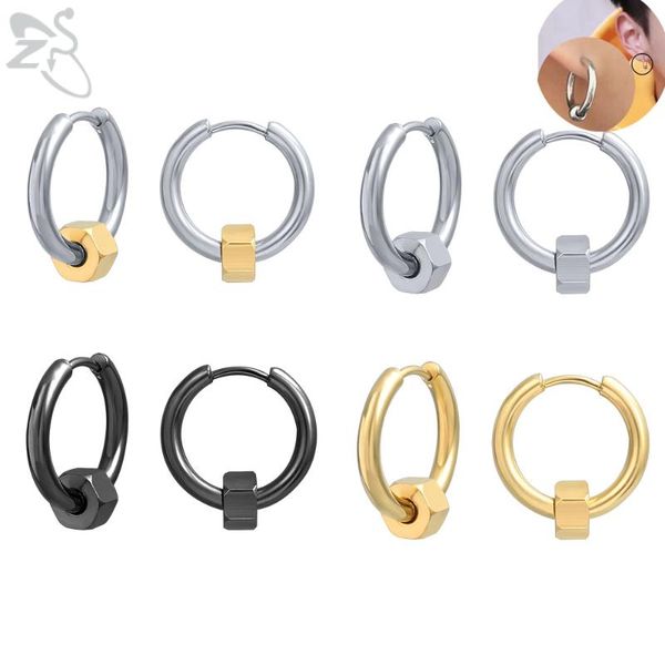 zs 4 color punk nut hoop earrings for men women silver color round earrings male simple kpop circle rock ear piercing jewellery, Golden;silver
zs 4 color punk nut hoop earrings for men women silver color round earrings male simple kpop circle rock ear piercing jewellery, Golden;silver
