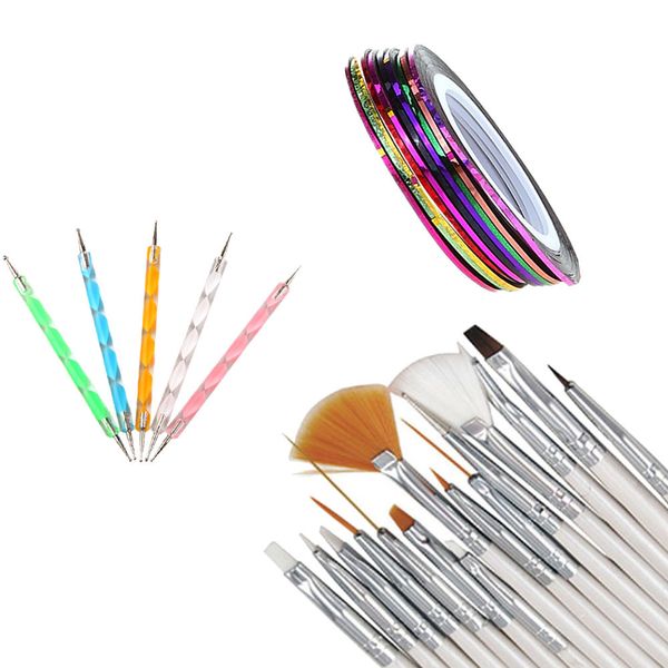 30pcs nail art design dotting painting drawing polish brush pen tool for nails manicure set
30pcs nail art design dotting painting drawing polish brush pen tool for nails manicure set