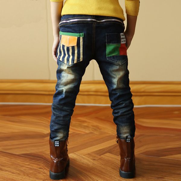 2018 fashion children jeans for boys trousers big child pants kids clothes 5-9 year, Blue
2018 fashion children jeans for boys trousers big child pants kids clothes 5-9 year, Blue