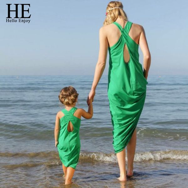he hello enjoy mother daughter dresses new 2019 summer sleeveless green sandy beach dress girl and mother dress family matching, Blue
he hello enjoy mother daughter dresses new 2019 summer sleeveless green sandy beach dress girl and mother dress family matching, Blue