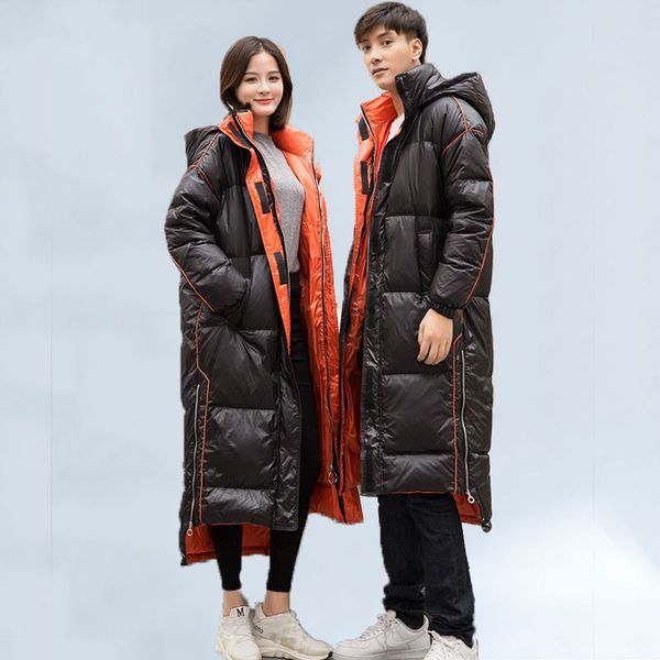 women's down & parkas oversize winter jacket women coat long hooded parka 2021 bright loose zipper thick warm outwear korean 459, Black
women's down & parkas oversize winter jacket women coat long hooded parka 2021 bright loose zipper thick warm outwear korean 459, Black