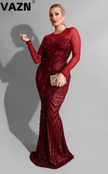 vazn lls290 new heavy industry sequined flaring fashion full sleeve solid untidy high waist women thin mermaid maxi dress, Black;pink
vazn lls290 new heavy industry sequined flaring fashion full sleeve solid untidy high waist women thin mermaid maxi dress, Black;pink