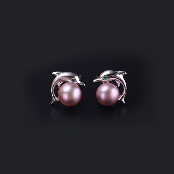 natural pearl stud earrings pink white 925 sterling silver jewelry whale earrings women's fine jewelry, Golden;silver
natural pearl stud earrings pink white 925 sterling silver jewelry whale earrings women's fine jewelry, Golden;silver