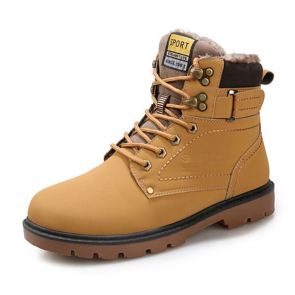 autumn winter men boots big size 39-46 work safety man boots 2 styles fur / cotton lining rubber snow, Black
autumn winter men boots big size 39-46 work safety man boots 2 styles fur / cotton lining rubber snow, Black