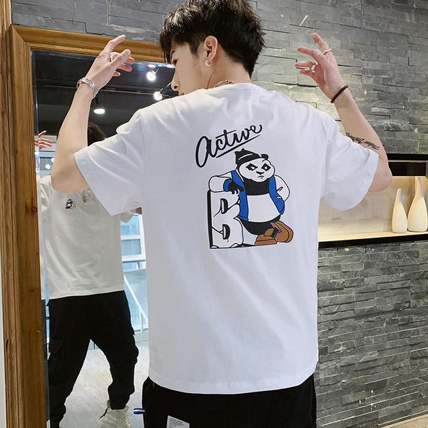 summer new style chinese-style popular brand ethnic-style pure cotton panda men's short-sleeved t-shirt men's loose-fit, White;black
summer new style chinese-style popular brand ethnic-style pure cotton panda men's short-sleeved t-shirt men's loose-fit, White;black