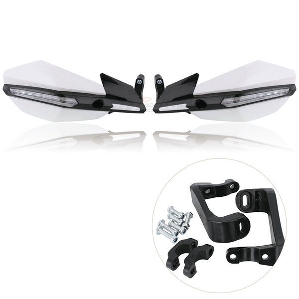 1pair motorcycle handguard handlebar hand protector with led light hand guard shield dirt bike motocross protection
1pair motorcycle handguard handlebar hand protector with led light hand guard shield dirt bike motocross protection