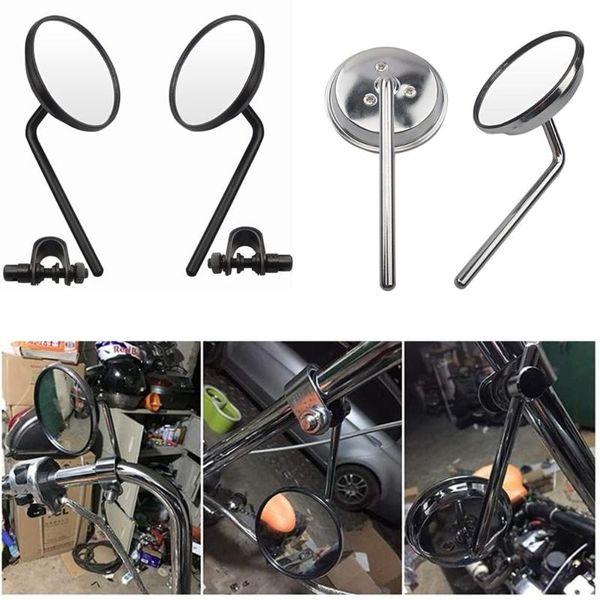 universal 2pcs 8mm motorcycle back view stainless steel mirror classic retro vintage round rearview mirror black/silver
universal 2pcs 8mm motorcycle back view stainless steel mirror classic retro vintage round rearview mirror black/silver