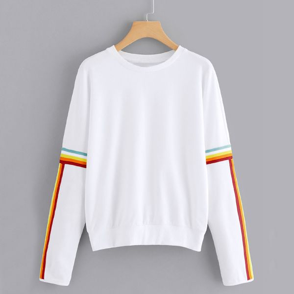 MUQGEW Loose Tops Pullover Women Solid Color Back Ribbon Ribbon Rainbow Long Sleeve Great for daily wear Sweatshirt
MUQGEW Loose Tops Pullover Women Solid Color Back Ribbon Ribbon Rainbow Long Sleeve Great for daily wear Sweatshirt