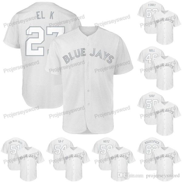 Toronto Blue Vlad Guerrero Jr. 2019 Players Weekend Jays Jersey Brock Stewart Sam Gaviglio Zack Godley Justin Shafer Tim Mayza Wilmer Font
Toronto Blue Vlad Guerrero Jr. 2019 Players Weekend Jays Jersey Brock Stewart Sam Gaviglio Zack Godley Justin Shafer Tim Mayza Wilmer Font