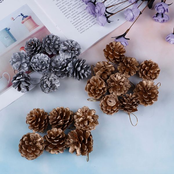 6pcs/set new christmas tree hanging pine cones wood pinecone balls for home office party decoration ornaments wholesale
6pcs/set new christmas tree hanging pine cones wood pinecone balls for home office party decoration ornaments wholesale