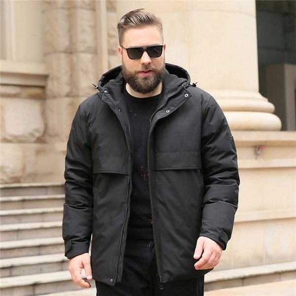 winter large size new men's hooded plus fertilizer to increase cold and warm 10xl down jacket 125kg tide fat fashion, Black
winter large size new men's hooded plus fertilizer to increase cold and warm 10xl down jacket 125kg tide fat fashion, Black