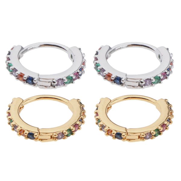 men women jewelry hoop punk earring silver + gold 8mm, Golden
men women jewelry hoop punk earring silver + gold 8mm, Golden