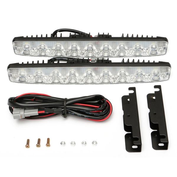 pair 18w 9led car drl daytime driving running light fog lamp universal for vehicle truck boat suv
pair 18w 9led car drl daytime driving running light fog lamp universal for vehicle truck boat suv